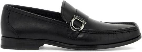 Salvatore Ferragamo Klassieke leren loafers Black Heren