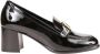 Salvatore Ferragamo Klassieke Leren Mocassin Schoenen Black Dames - Thumbnail 1