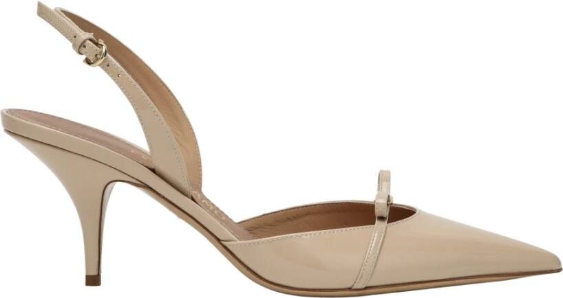 Salvatore Ferragamo Lage Hak Pumps Gylla Beige Dames