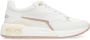 Salvatore Ferragamo Lage Sneakers van Leer en Stof White Dames - Thumbnail 1