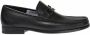 Salvatore Ferragamo Stijlvolle Calf Loafers voor Heren Black Heren - Thumbnail 1