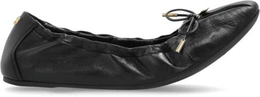 Salvatore Ferragamo Leren ballerina's Joelle Black Dames