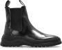 Salvatore Ferragamo Leren Chelsea-laarzen 'Bossons' Black Heren - Thumbnail 1