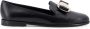 Salvatore Ferragamo Leren Loafer met Iconische Strik Black Dames - Thumbnail 1