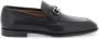 Salvatore Ferragamo Leren loafers met ruthenium finish Gancini Black Heren - Thumbnail 1