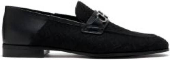 Salvatore Ferragamo Leren Loafers voor Heren Black Heren