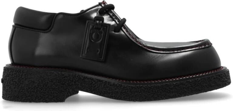 Salvatore Ferragamo Leren schoenen Cleveland Black Heren