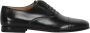 Salvatore Ferragamo Leren Veterschoenen Oxford Stijl Black Heren - Thumbnail 1