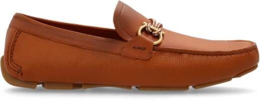 Salvatore Ferragamo Loafers Front Brown Heren