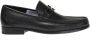 Salvatore Ferragamo Stijlvolle Calf Loafers voor Heren Black Heren - Thumbnail 2