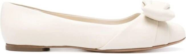 Salvatore Ferragamo Mascarpone Ballerina Schoenen White Dames