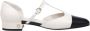 Salvatore Ferragamo Mascarpone Nero Ballerina's Schoenen White Dames - Thumbnail 7