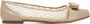 Salvatore Ferragamo Mesh Slip-On Ballet Flats Beige Dames - Thumbnail 1