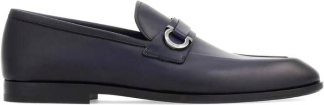 Salvatore Ferragamo Metalen Band Sandaal Blue Heren