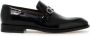 Salvatore Ferragamo Mocassins van geborsteld leer met Gancini detail Black Heren - Thumbnail 8