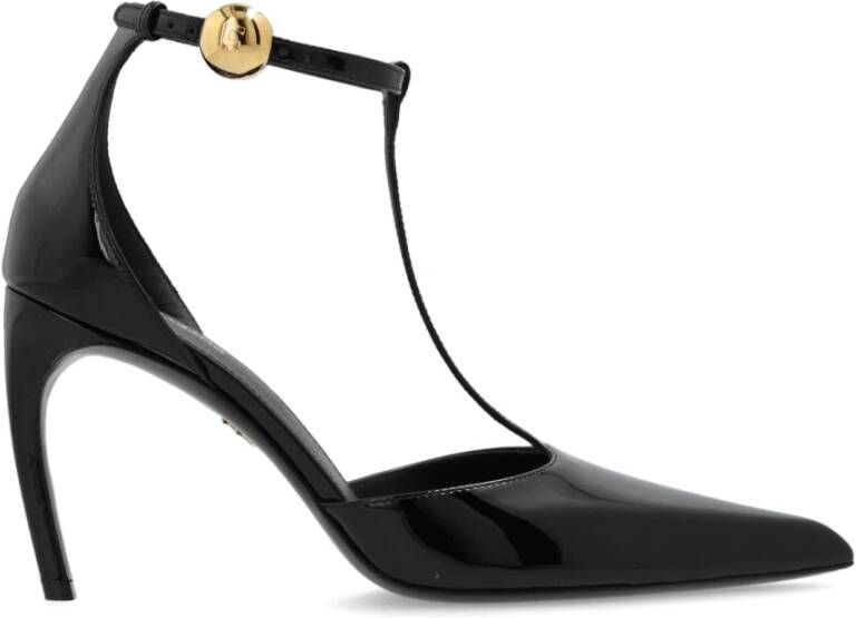 Salvatore Ferragamo Zwarte Ferragamo met Hak Black Dames