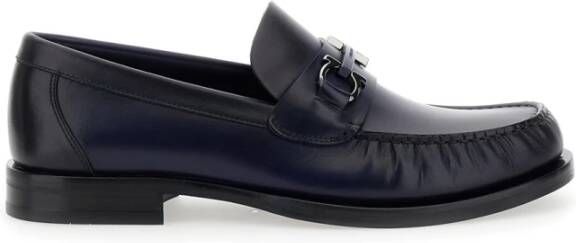 Salvatore Ferragamo Platte schoenen Fort Blue Heren