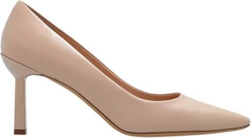 Salvatore Ferragamo Petalo Leren Pumps Hak 7 cm Pink Dames