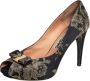 Salvatore Ferragamo Pre-owned Fabric heels Black Dames - Thumbnail 1