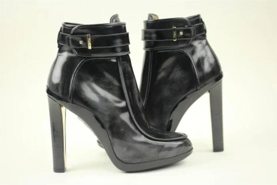 Salvatore Ferragamo Pre-owned Laarzen Black Dames