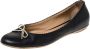 Salvatore Ferragamo Pre-owned Leather flats Black Dames - Thumbnail 1