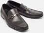 Salvatore Ferragamo Pre-owned Leather flats Black Heren - Thumbnail 1