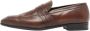 Salvatore Ferragamo Pre-owned Leather flats Brown Heren - Thumbnail 1