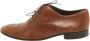 Salvatore Ferragamo Pre-owned Leather flats Brown Heren - Thumbnail 1