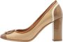 Salvatore Ferragamo Pre-owned Leather heels Beige Dames - Thumbnail 1