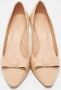 Salvatore Ferragamo Pre-owned Leather heels Beige Dames - Thumbnail 1