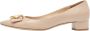 Salvatore Ferragamo Pre-owned Leather heels Beige Dames - Thumbnail 1