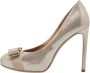 Salvatore Ferragamo Pre-owned Leather heels Beige Dames - Thumbnail 1