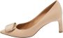 Salvatore Ferragamo Pre-owned Leather heels Beige Dames - Thumbnail 1