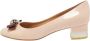 Salvatore Ferragamo Pre-owned Leather heels Beige Dames - Thumbnail 1