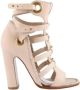 Salvatore Ferragamo Pre-owned Leather heels Beige Dames - Thumbnail 1