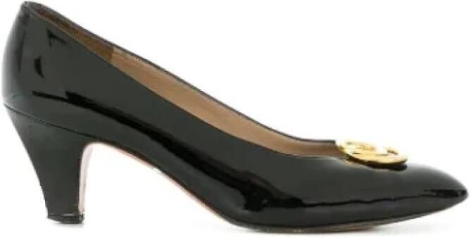 Salvatore Ferragamo Pre-owned Leather heels Black Dames