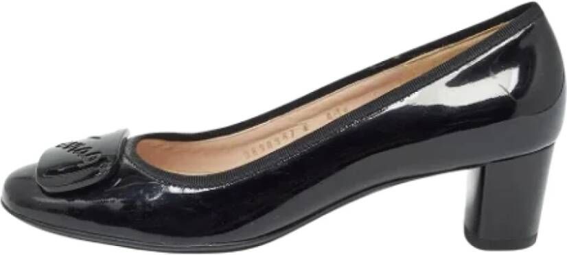 Salvatore Ferragamo Pre-owned Leather heels Black Dames