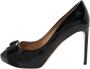 Salvatore Ferragamo Pre-owned Leather heels Black Dames - Thumbnail 1