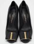 Salvatore Ferragamo Pre-owned Leather heels Black Dames - Thumbnail 1