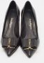 Salvatore Ferragamo Pre-owned Leather heels Black Dames - Thumbnail 1