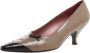 Salvatore Ferragamo Pre-owned Leather heels Brown Dames - Thumbnail 1