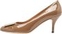 Salvatore Ferragamo Pre-owned Leather heels Brown Dames - Thumbnail 1