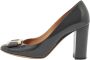 Salvatore Ferragamo Pre-owned Leather heels Gray Dames - Thumbnail 1