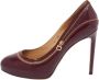 Salvatore Ferragamo Pre-owned Leather heels Red Dames - Thumbnail 1