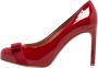 Salvatore Ferragamo Pre-owned Leather heels Red Dames - Thumbnail 1