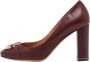 Salvatore Ferragamo Pre-owned Leather heels Red Dames - Thumbnail 1