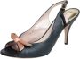 Salvatore Ferragamo Pre-owned Leather sandals Black Dames - Thumbnail 1