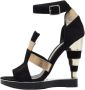 Salvatore Ferragamo Pre-owned Leather sandals Black Dames - Thumbnail 1