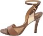 Salvatore Ferragamo Pre-owned Leather sandals Brown Dames - Thumbnail 1