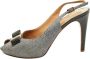 Salvatore Ferragamo Pre-owned Leather sandals Gray Dames - Thumbnail 1